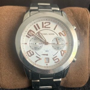 Original silver Michael Kors watch